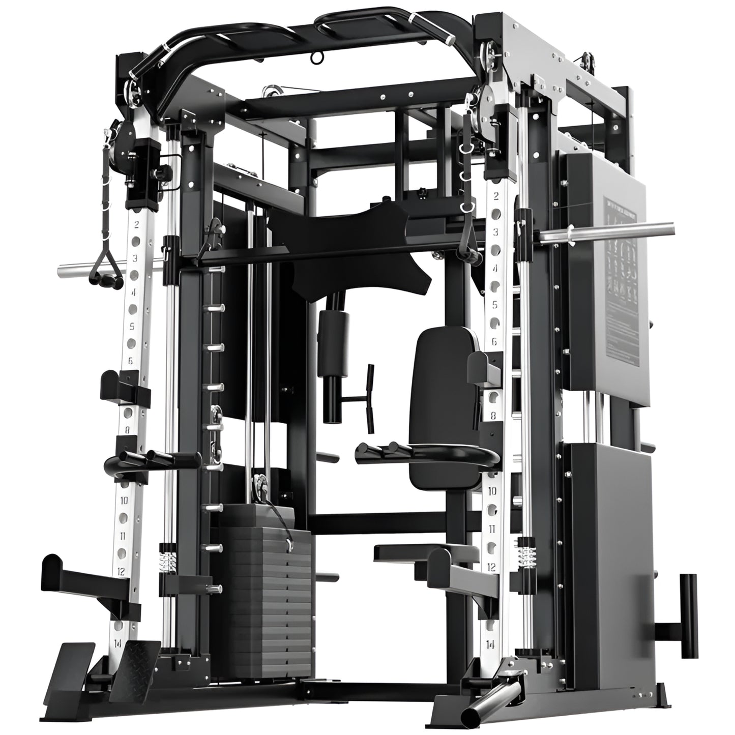 Professional Gym Smith Machine Set—Multi-Functional All-In-One Fitness Equipment, Suitable for Professional Gyms