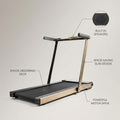 Space Saving Commercial Treadmill, Slim Motorized  W/ Speakers