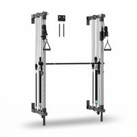 Folding Wall-Mounted Smith Machine — Studio Shot