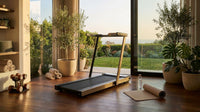 Space Saving Commercial Treadmill, Slim Motorized  W/ Speakers — Lifestyle